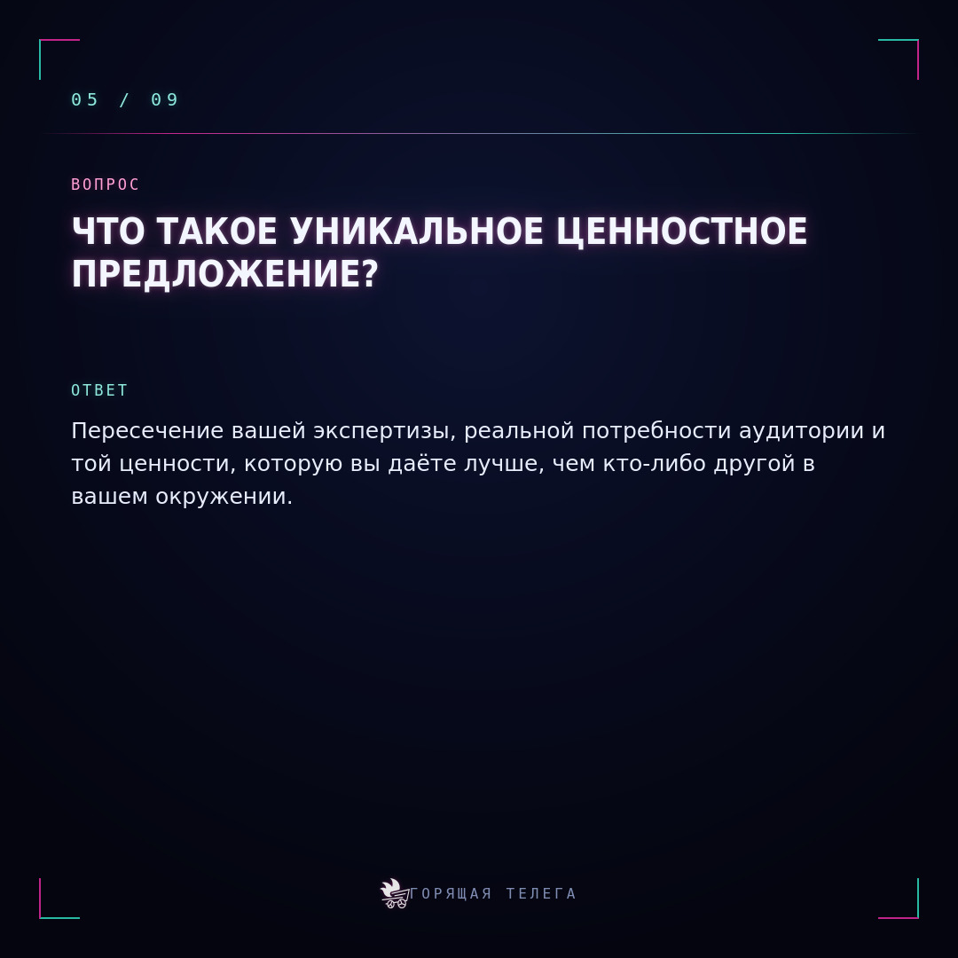 Аудит личного бренда: что такое уникальное ценностное предложение
