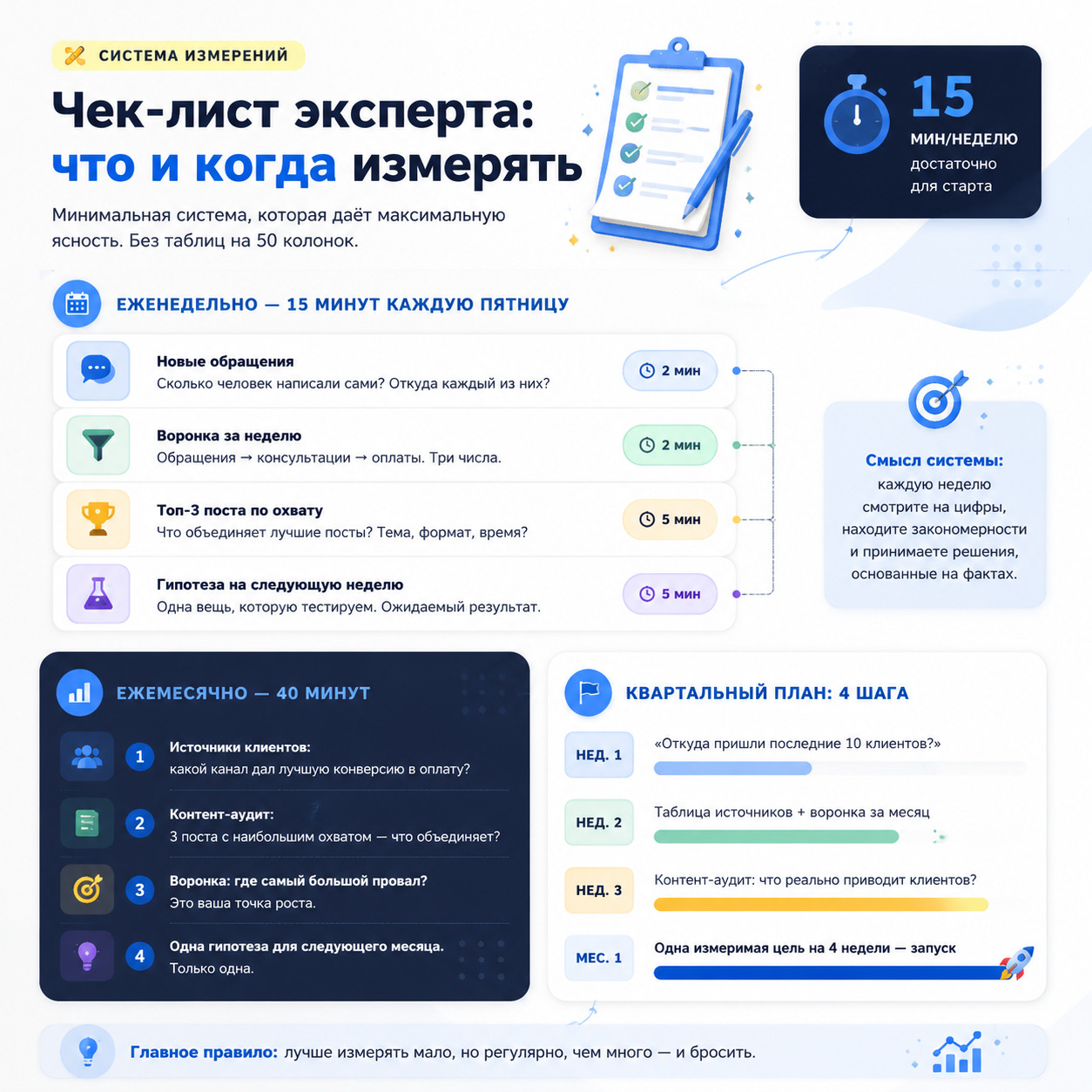 Чек-лист эксперта